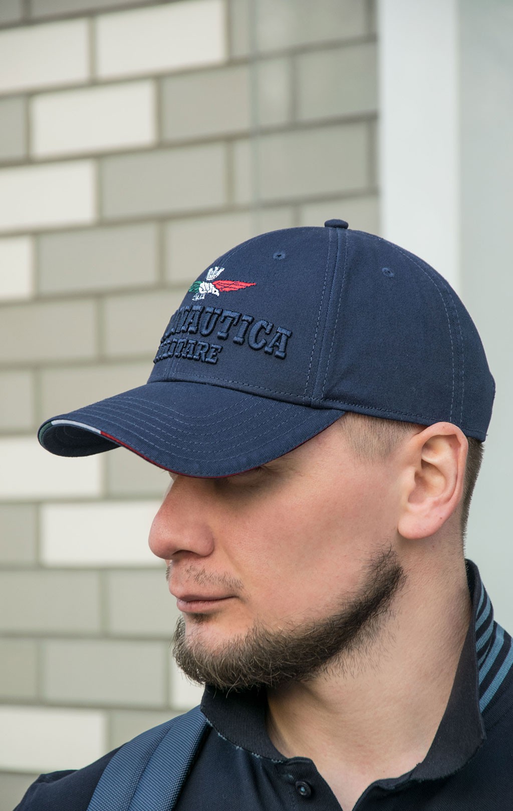 Бейсболка AERONAUTICA MILITARE SS 23/CN blue navy (HA 1136)