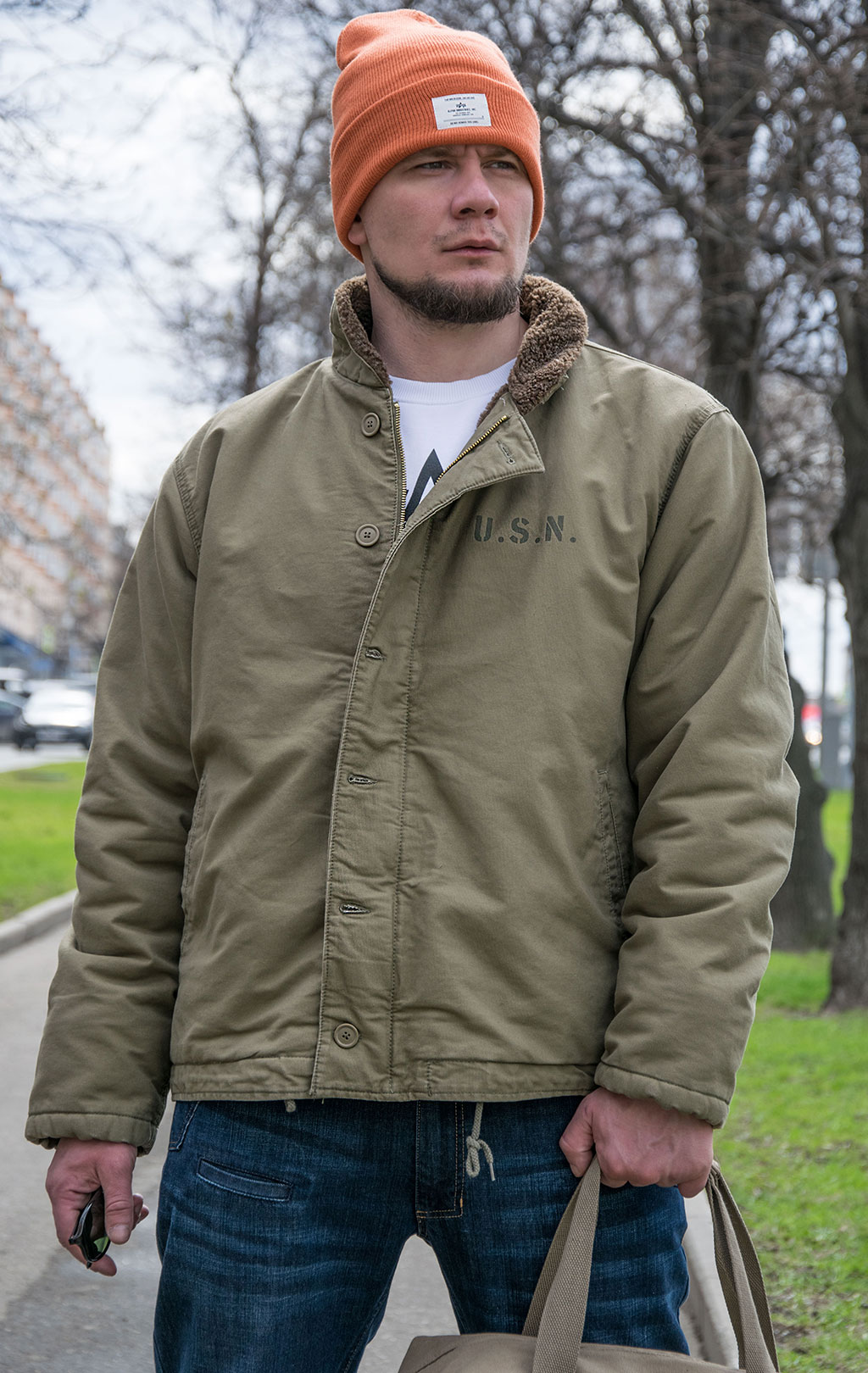 Куртка Mil-Tec US NAVY DECK JACKET N-1 olive 