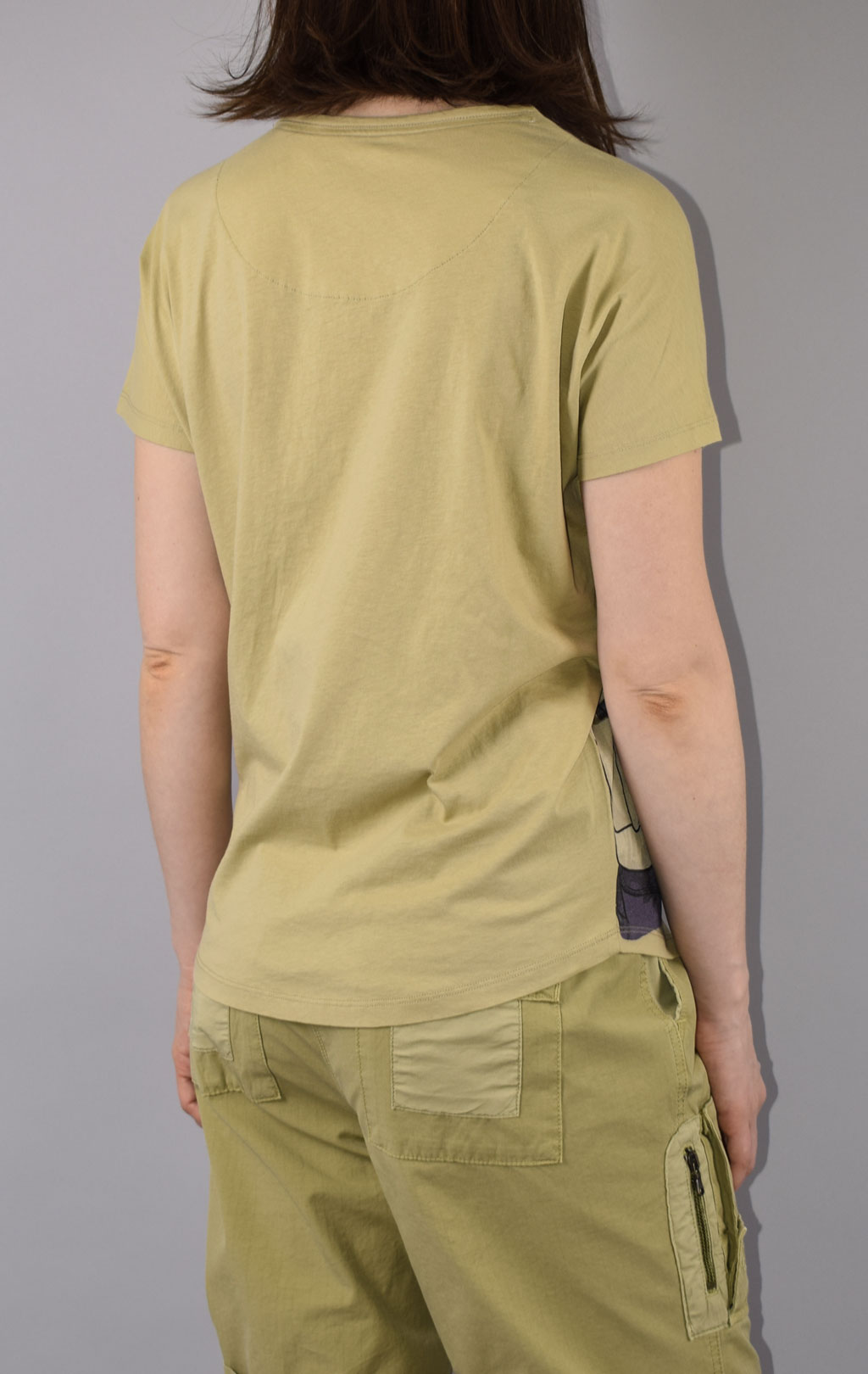 Женская футболка AERONAUTICA MILITARE SS 22/PT khaki (TS 1972) 