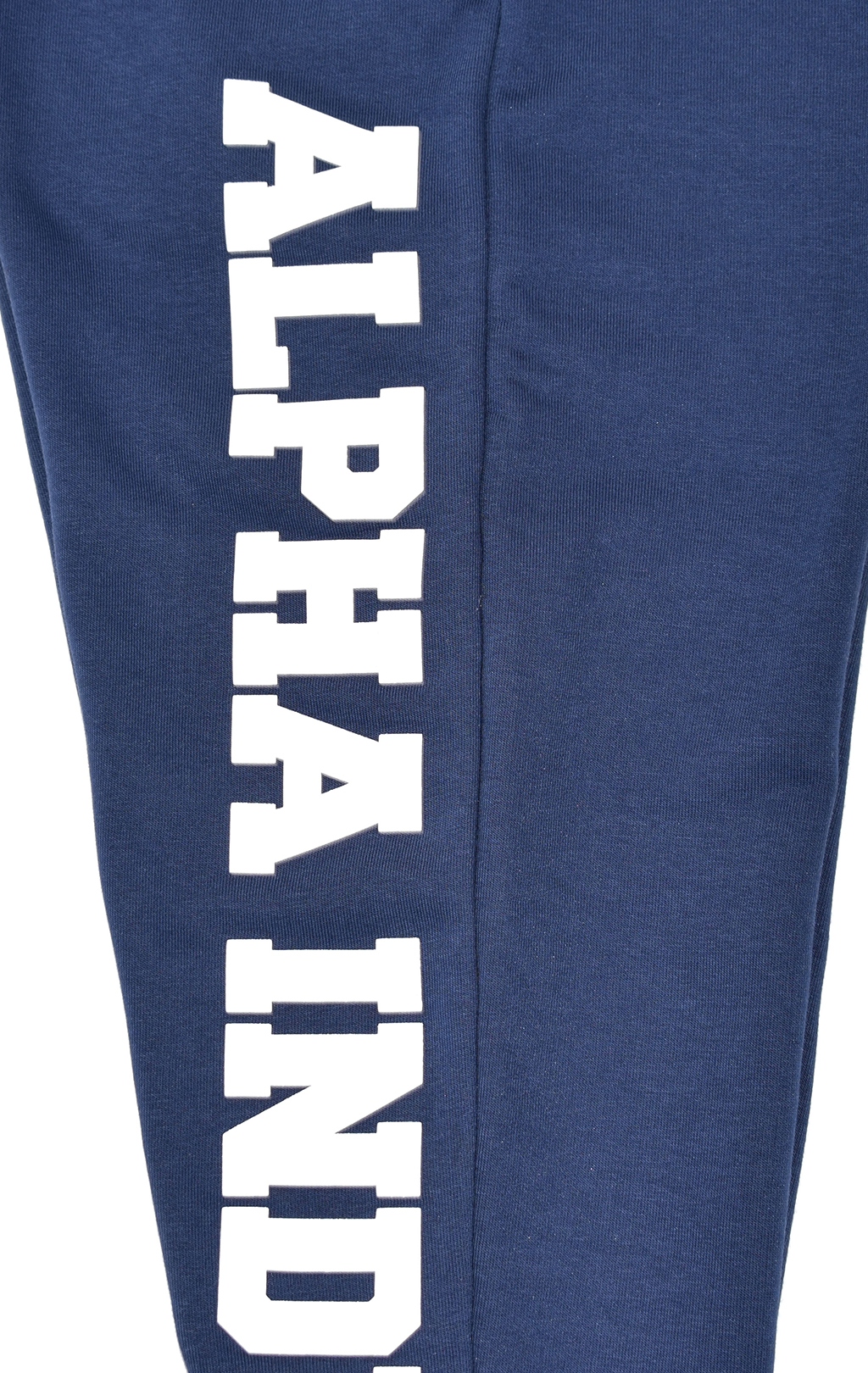 Брюки спортивные джоггеры ALPHA INDUSTRIES BIG LETTERS JOGGER new navy 