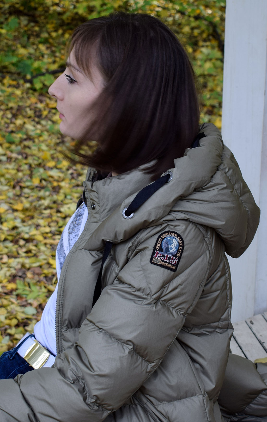 Женское пальто пуховое PARAJUMPERS PANDA FW 20/21 dried herb 