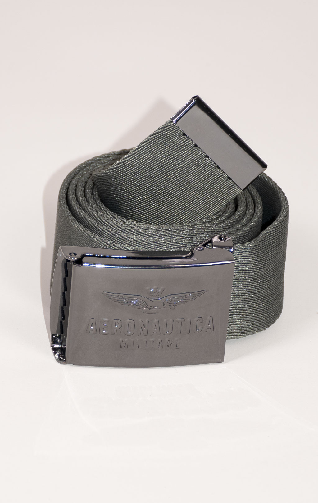 Ремень тканевый AERONAUTICA MILITARE FW 24/25/CN dark green (CI 299) 