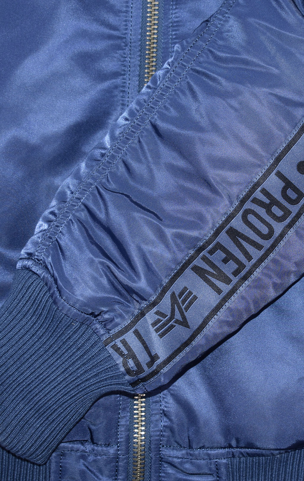 Бомбер ALPHA INDUSTRIES 60TH ANNIVERSARY MA-1 new navy 