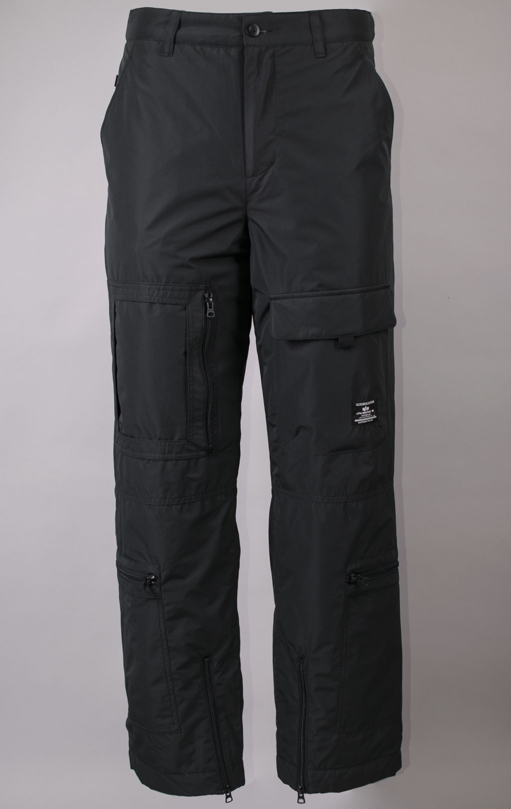 Брюки-карго парашюты ALPHA INDUSTRIES RAF GROUNDCREW MOD PANT утеплённые FW 23/24 black 