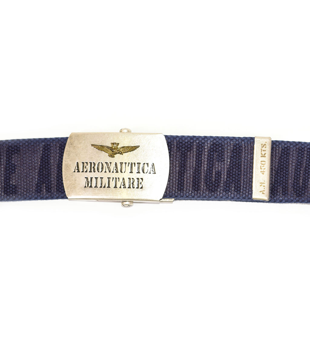 Ремень тканевый AERONAUTICA MILITARE FW 19/20 blue navy (CI 237) 