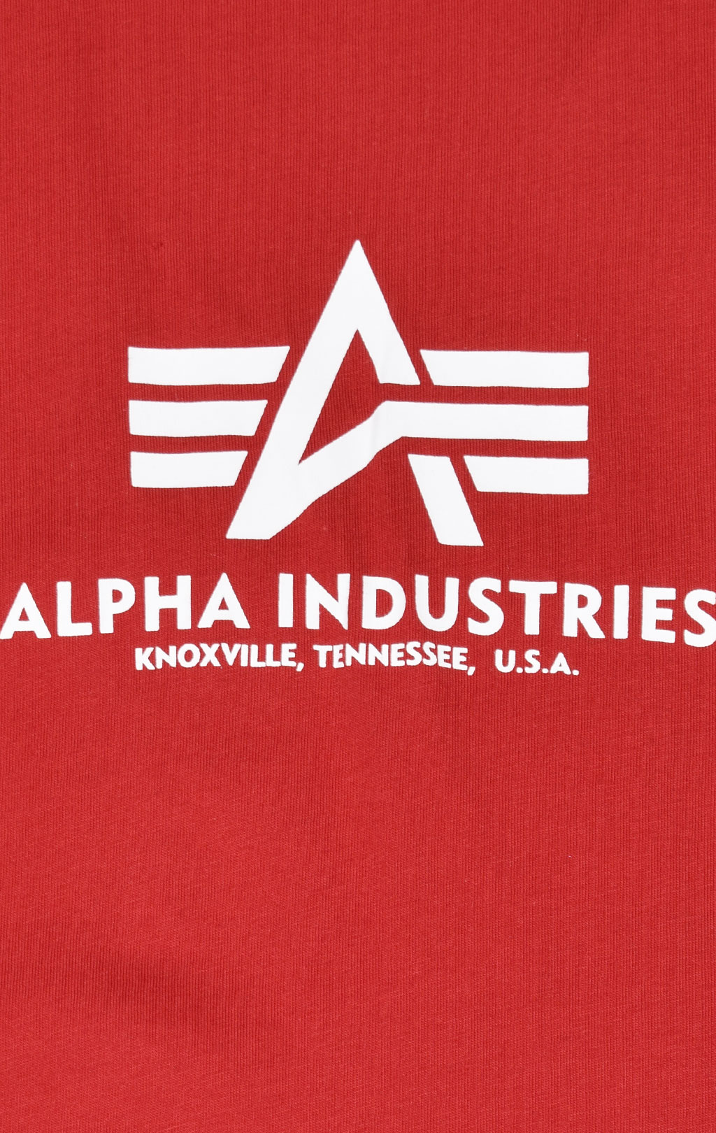 Женская футболка ALPHA INDUSTRIES NEW BASIC T speed red 