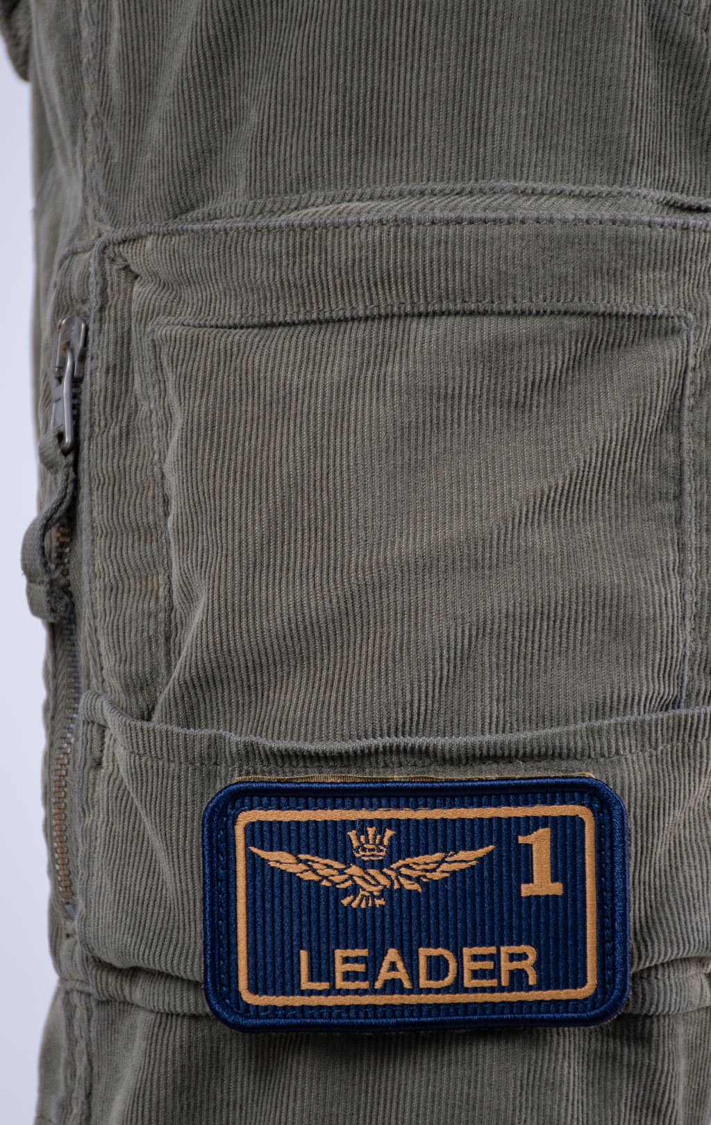 Брюки-карго AERONAUTICA MILITARE ANTI-G вельвет FW 26/27/AL tea leaf (PA 1664) 
