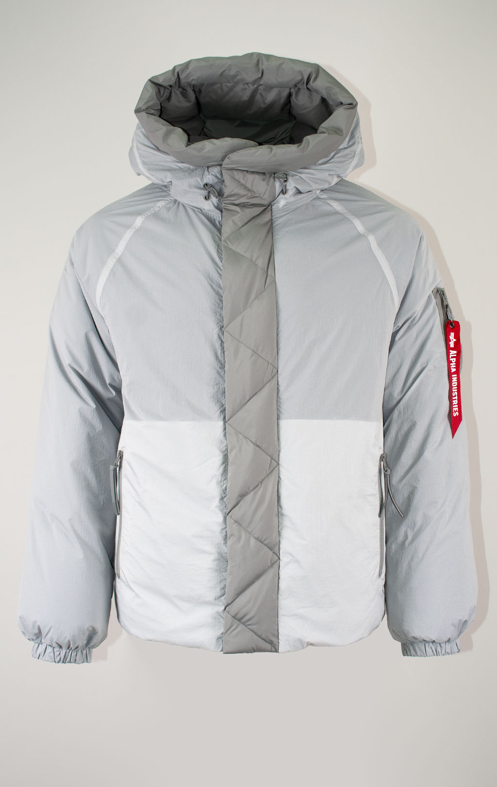 Куртка ALPHA INDUSTRIES SHEER PUFFER PARKA FW 25/26 light gray 