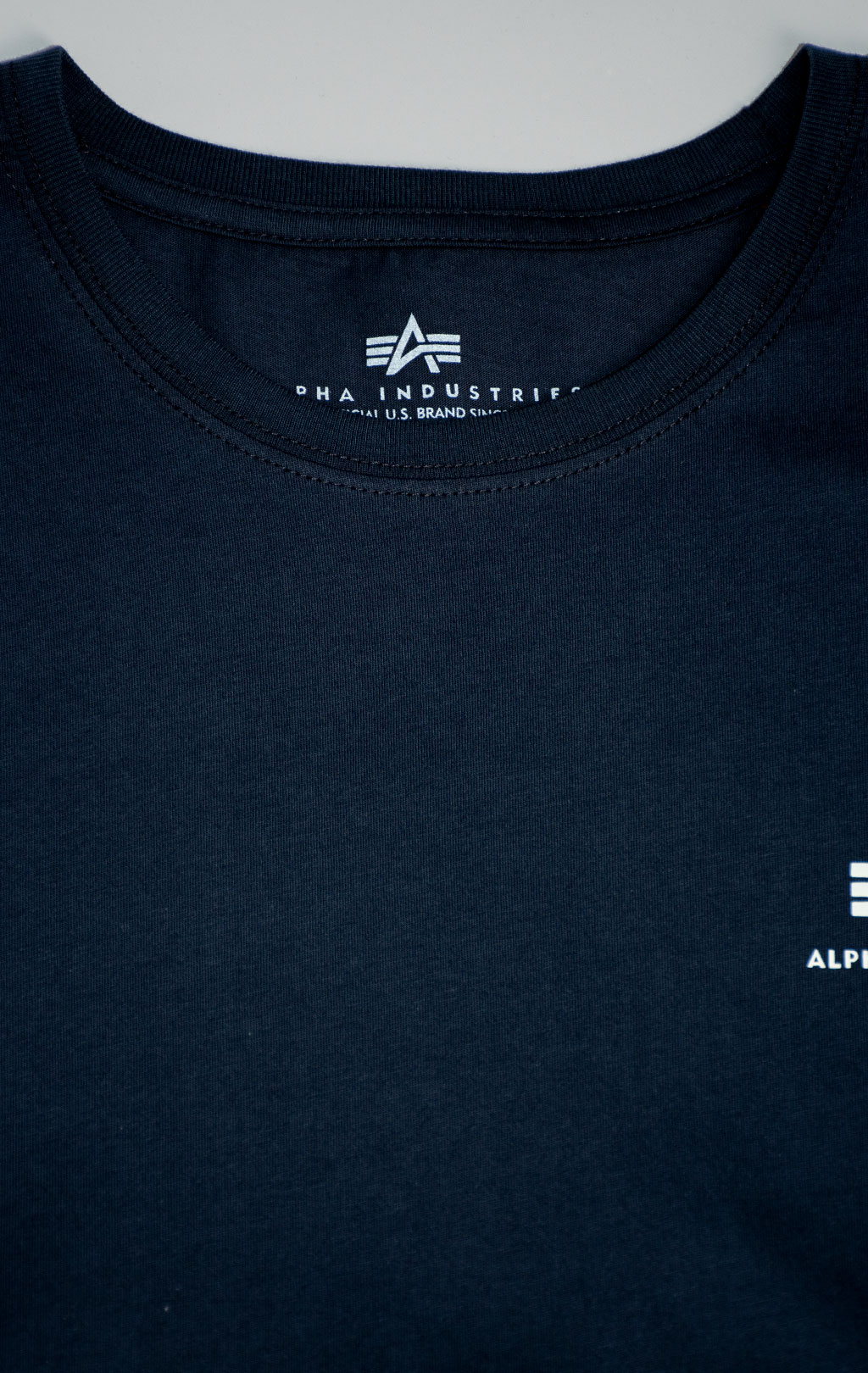 Футболка ALPHA INDUSTRIES BASIC T SMALL LOGO navy 