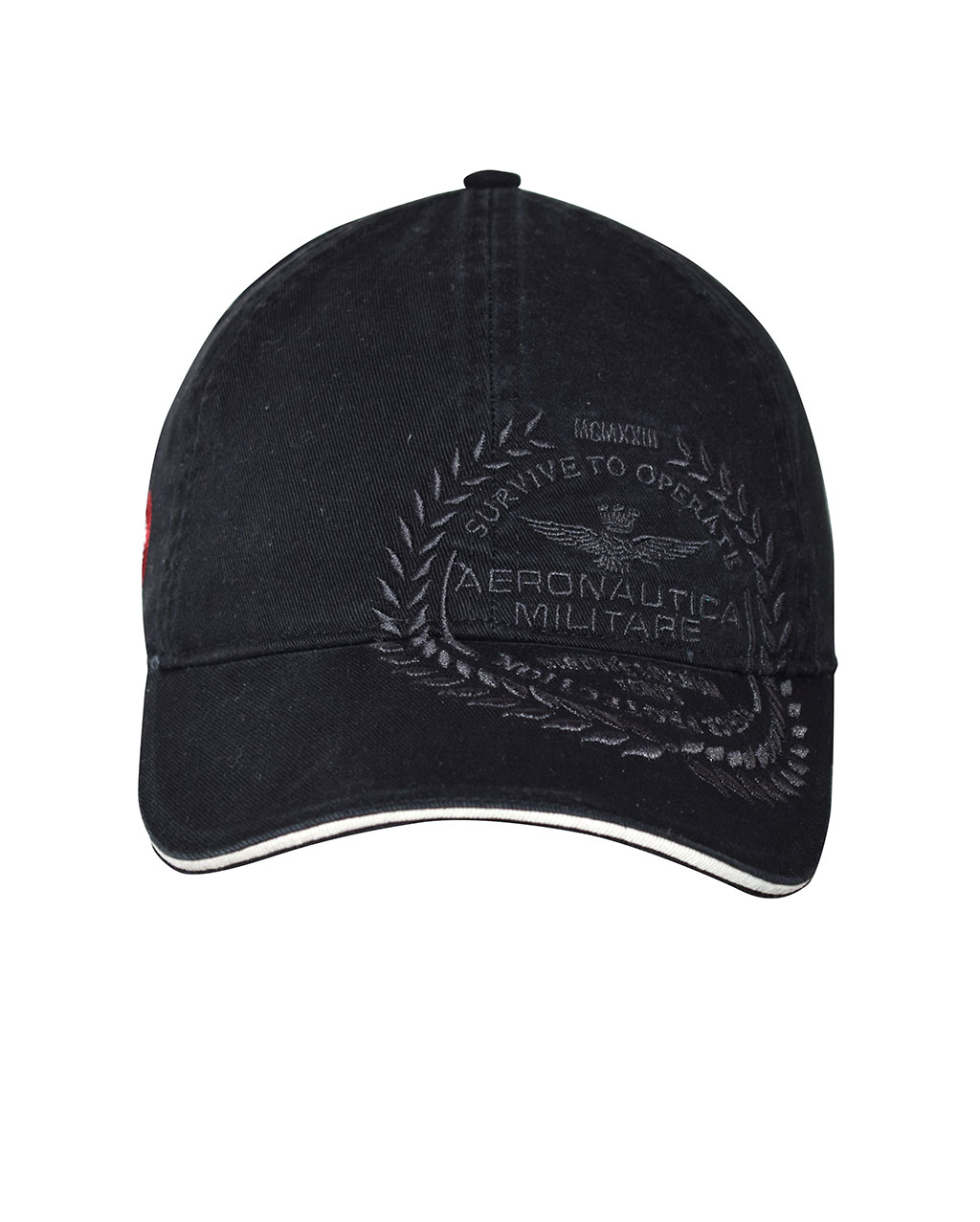 Бейсболка AERONAUTICA MILITARE SS 20/CN jet black (HA 1046)