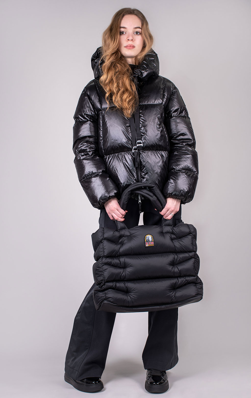 Женская куртка-пуховик PARAJUMPERS WATER FLOWER FW 24/25 black 