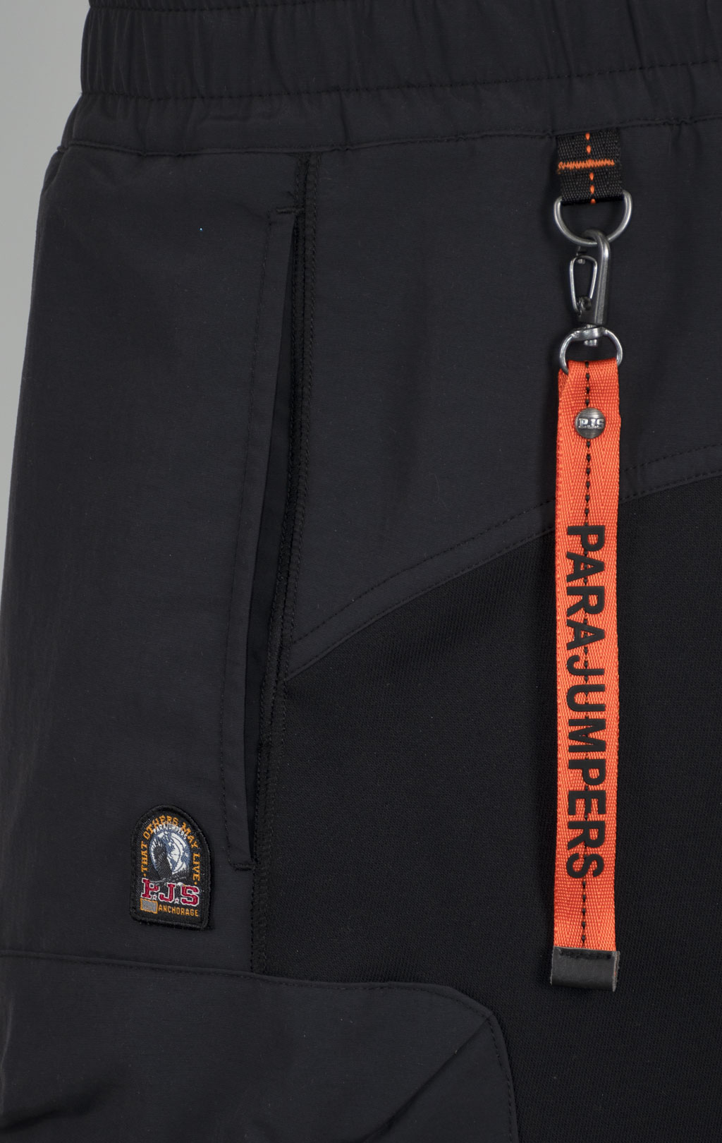 Брюки трикотажные PARAJUMPERS OSAGE с карманами FW 24/25 black 
