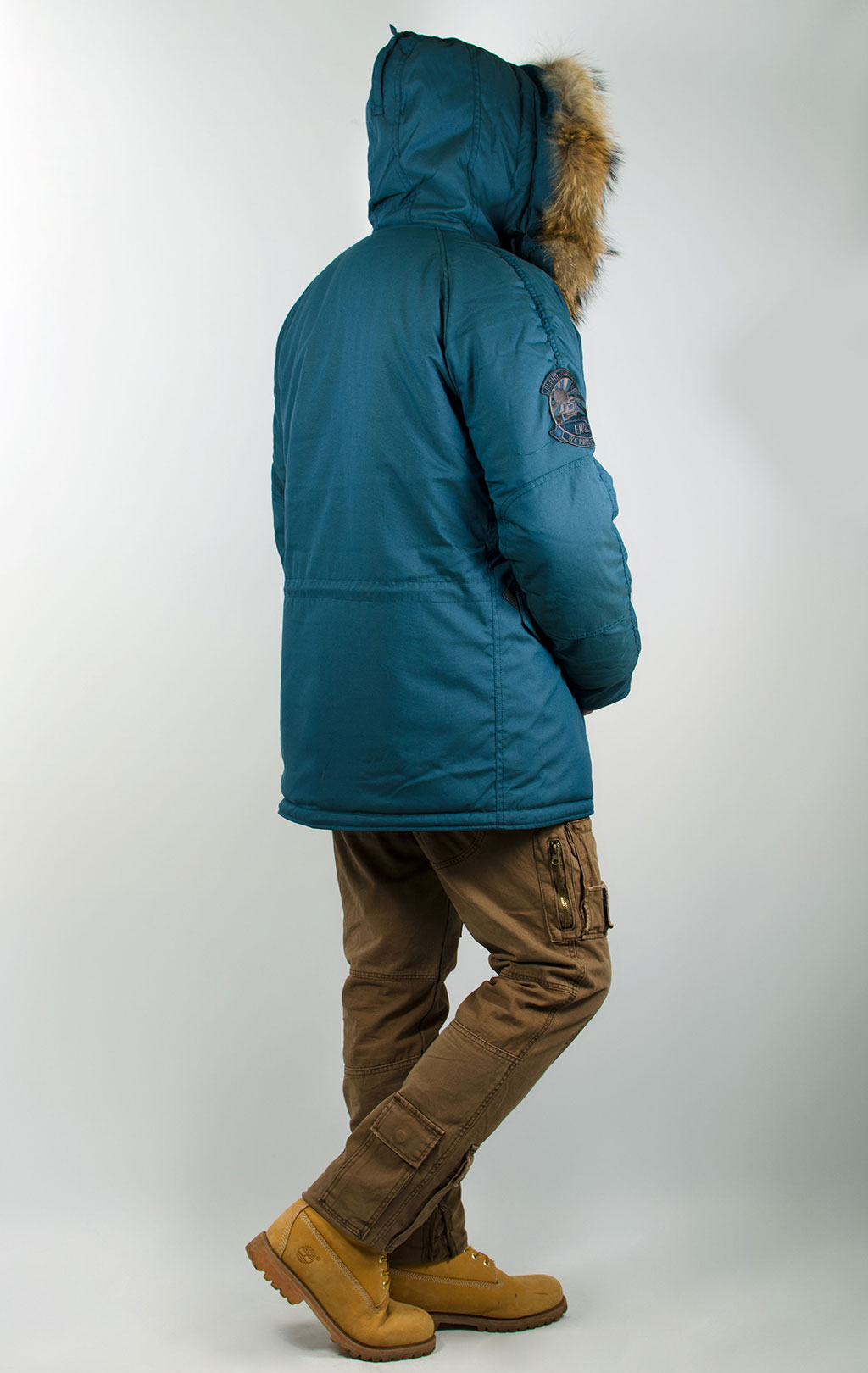 Аляска ALPHA INDUSTRIES EXPLORER натур. мех blue bold 