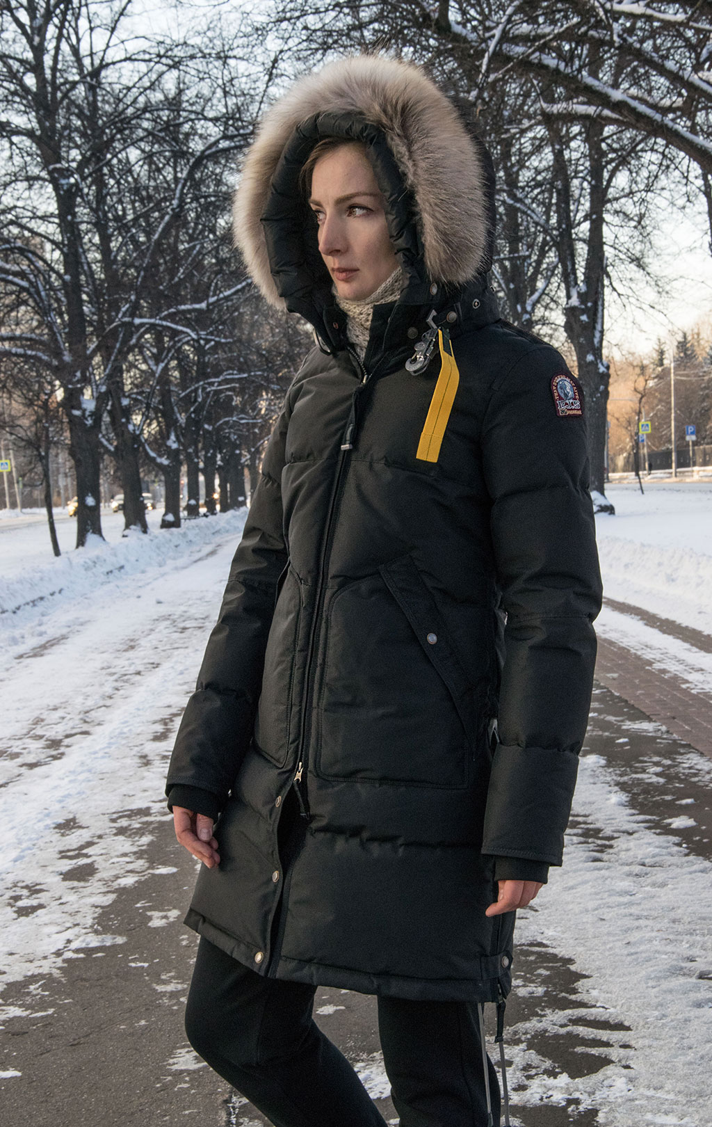 Женская куртка-пуховик PARAJUMPERS LONG BEAR black 