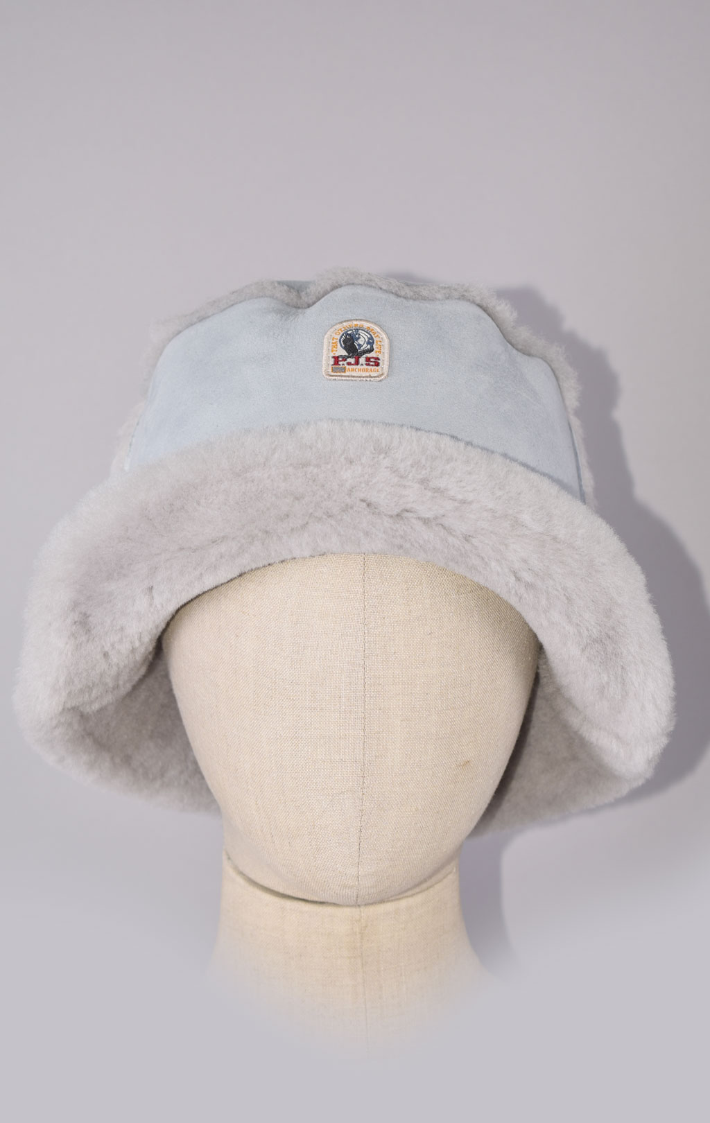 Женская панама PARAJUMPERS SHEARLING BUCKET HAT овчина FW 23/24 shark 