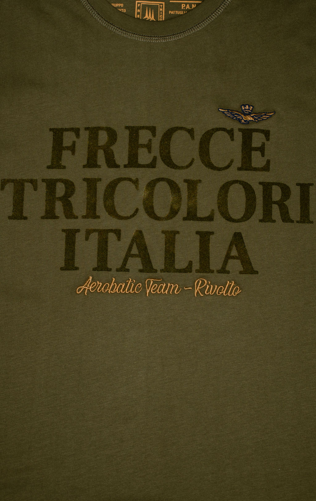 Лонгслив AERONAUTICA MILITARE FW 25/26/BD dark olive (TS 2469) 