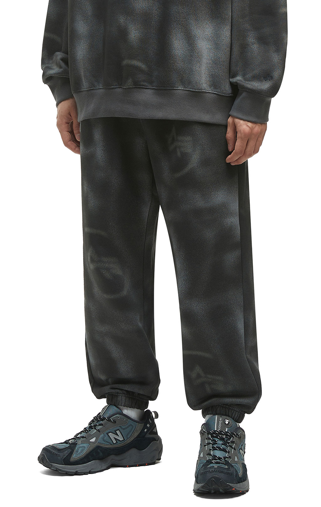 Брюки спортивные джоггеры ALPHA INDUSTRIES UNFRM WASHED SWEATPANTS FW 25/26 gray M001153 