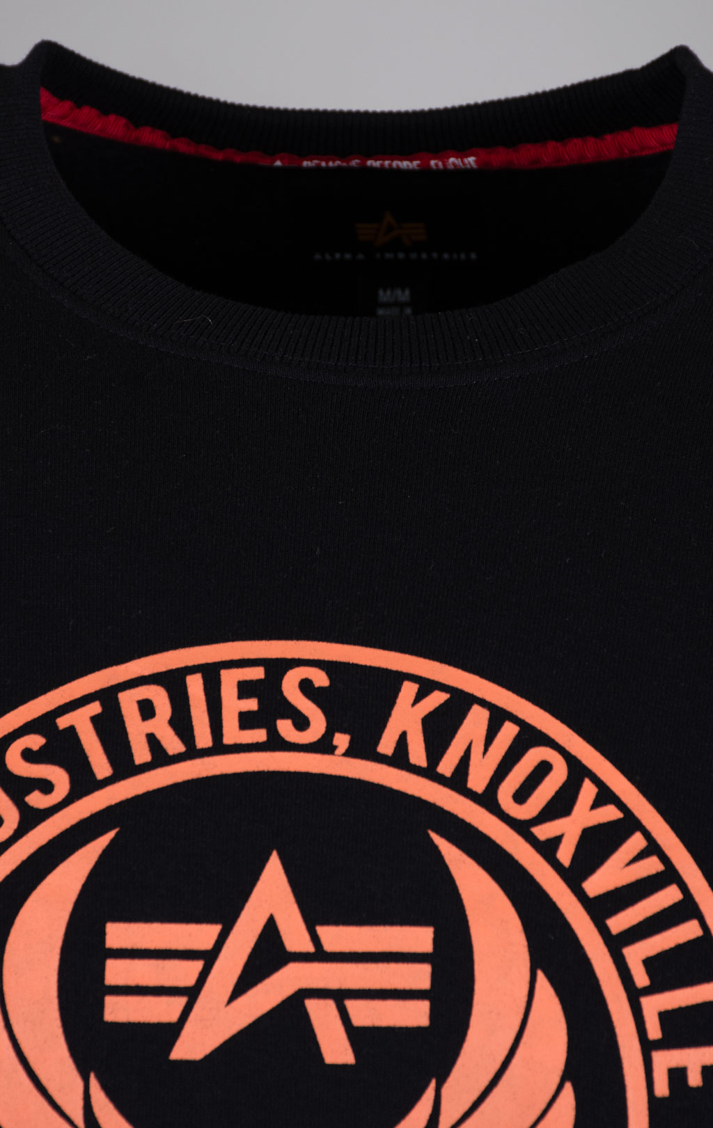 Свитшот ALPHA INDUSTRIES 60TH ANNIVERSARY CREW black 