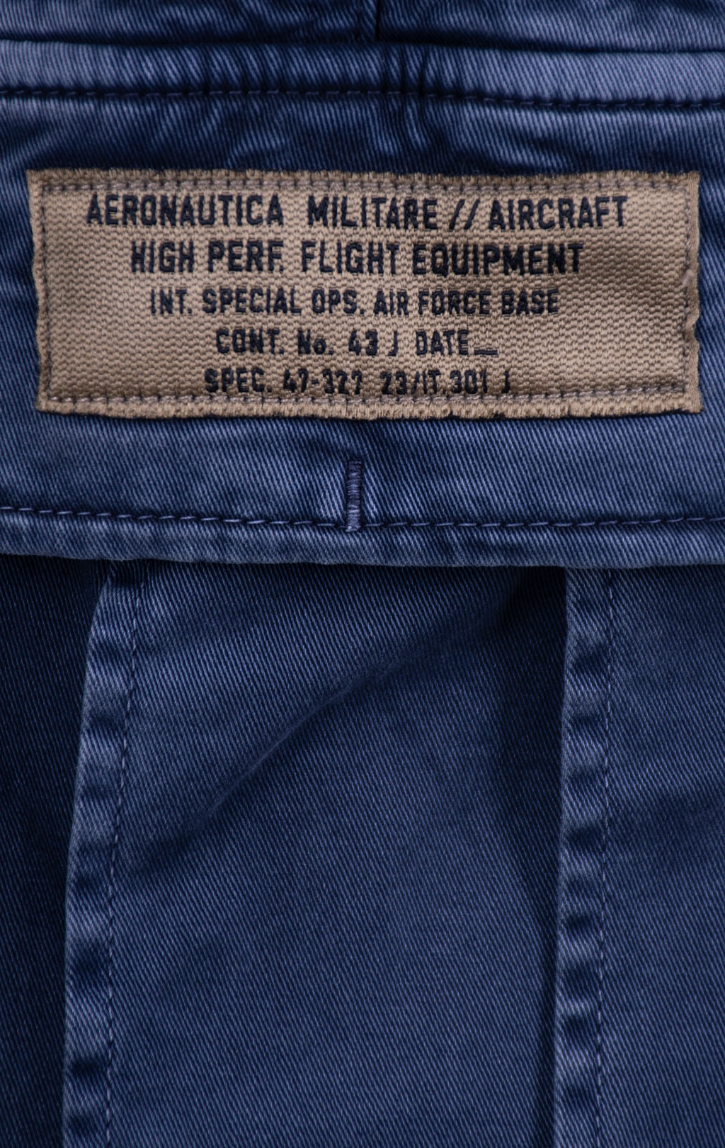 Брюки-карго AERONAUTICA MILITARE плотные FW 26/27/TN blue navy (PA 1745) 