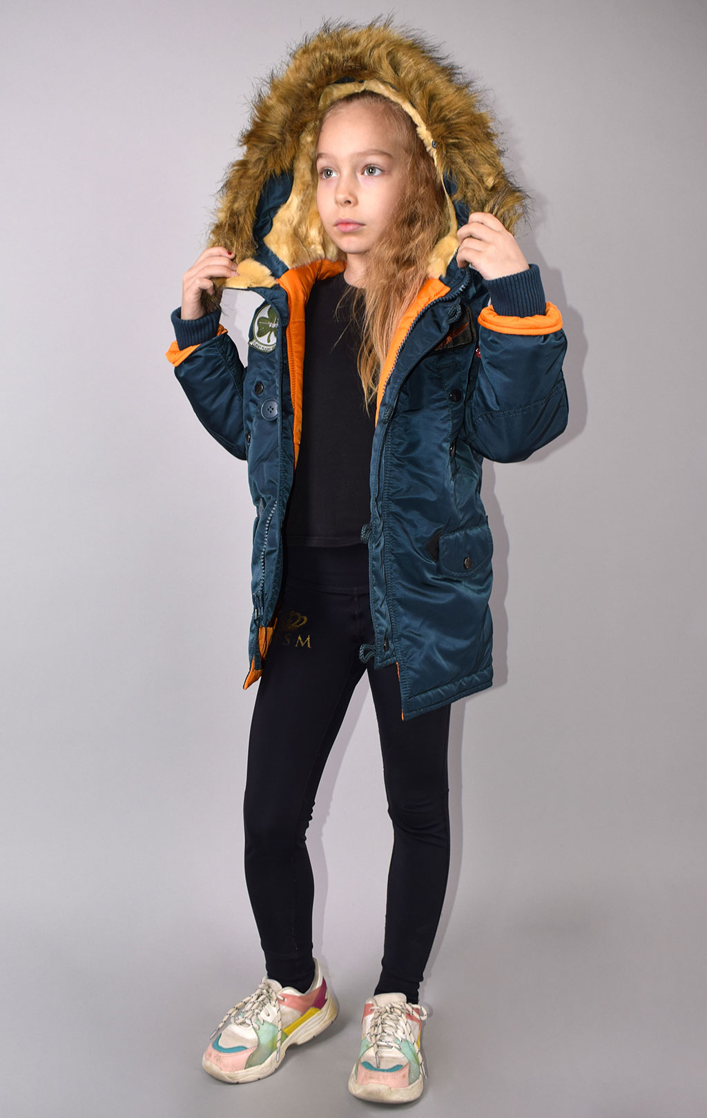 Детская аляска ALPHA INDUSTRIES MAVERICK navy 