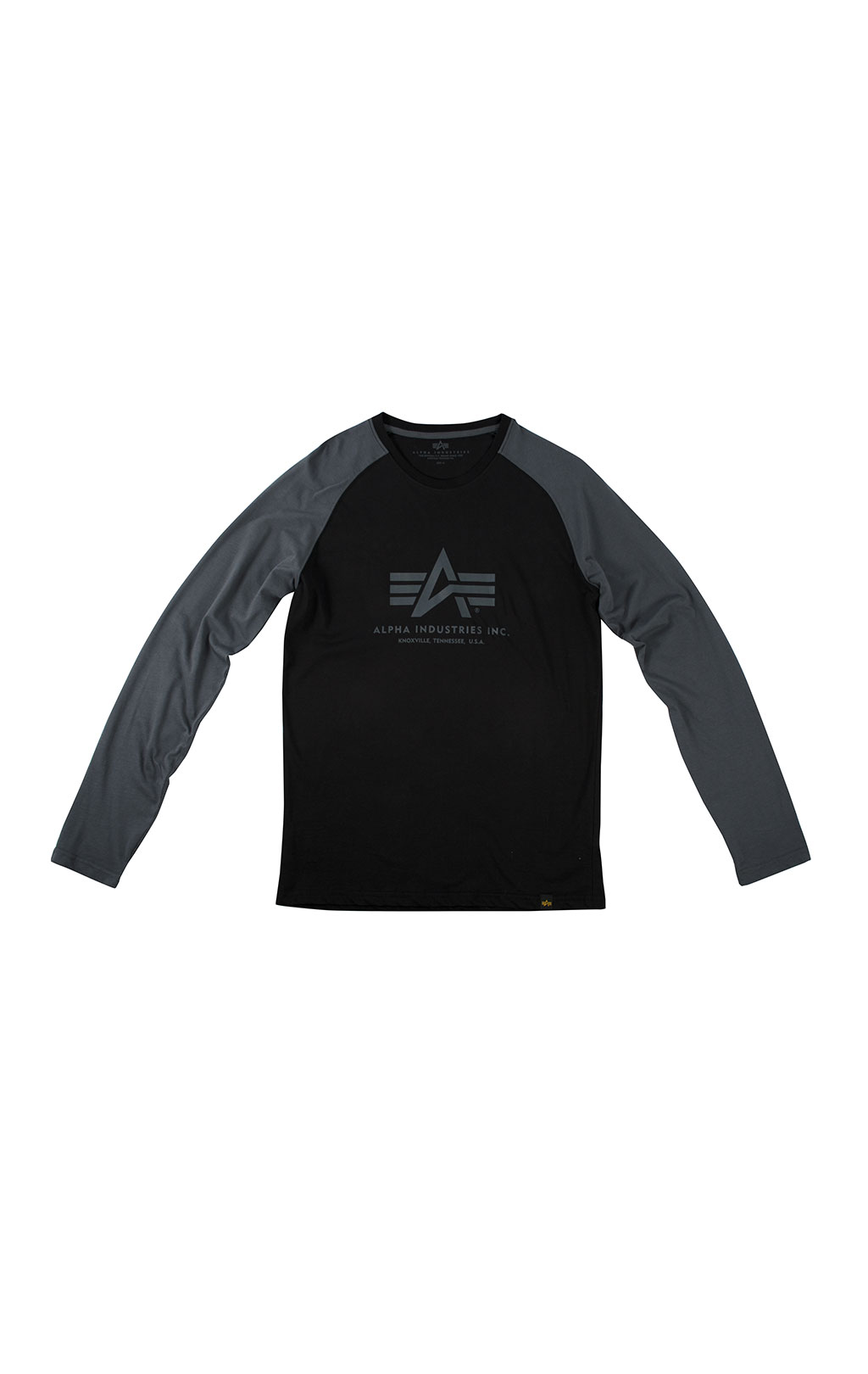 Лонгслив ALPHA INDUSTRIES BASIC LS black/grey black 