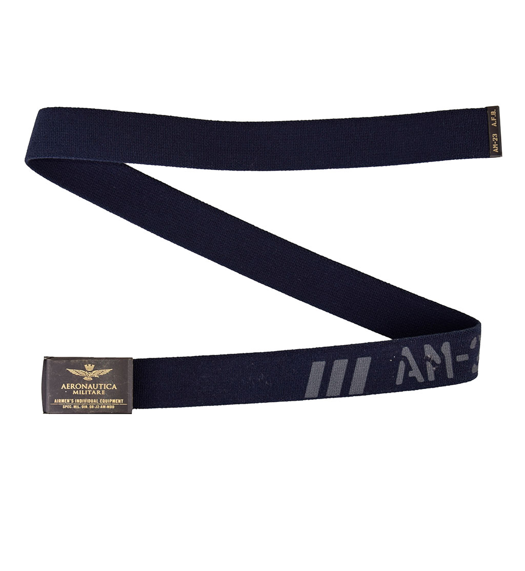 Ремень эластичный AERONAUTICA MILITARE SS19 blue navy (CI 246) 