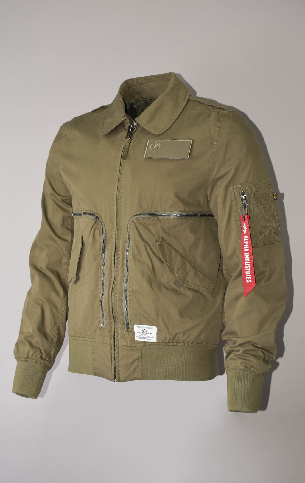 Ветровка ALPHA INDUSTRIES CTN FLIGHT JACKET CWU 36/P SS 23 m OG-107 green 