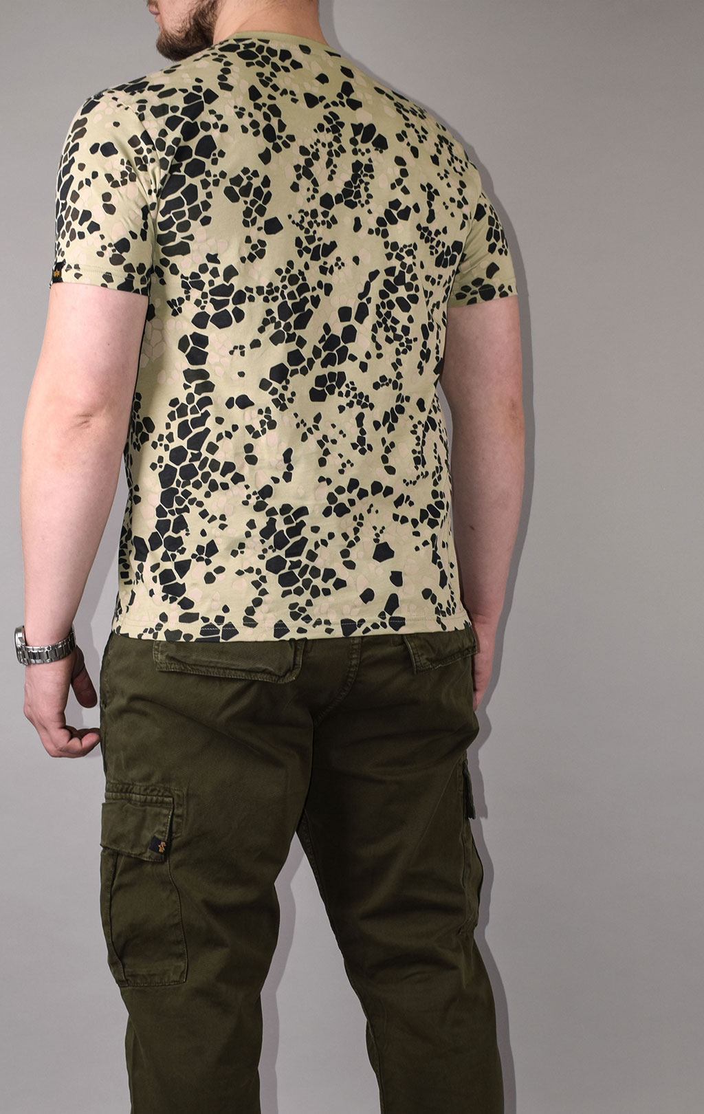 Футболка ALPHA INDUSTRIES SPECIAL FORCES T green/stone 