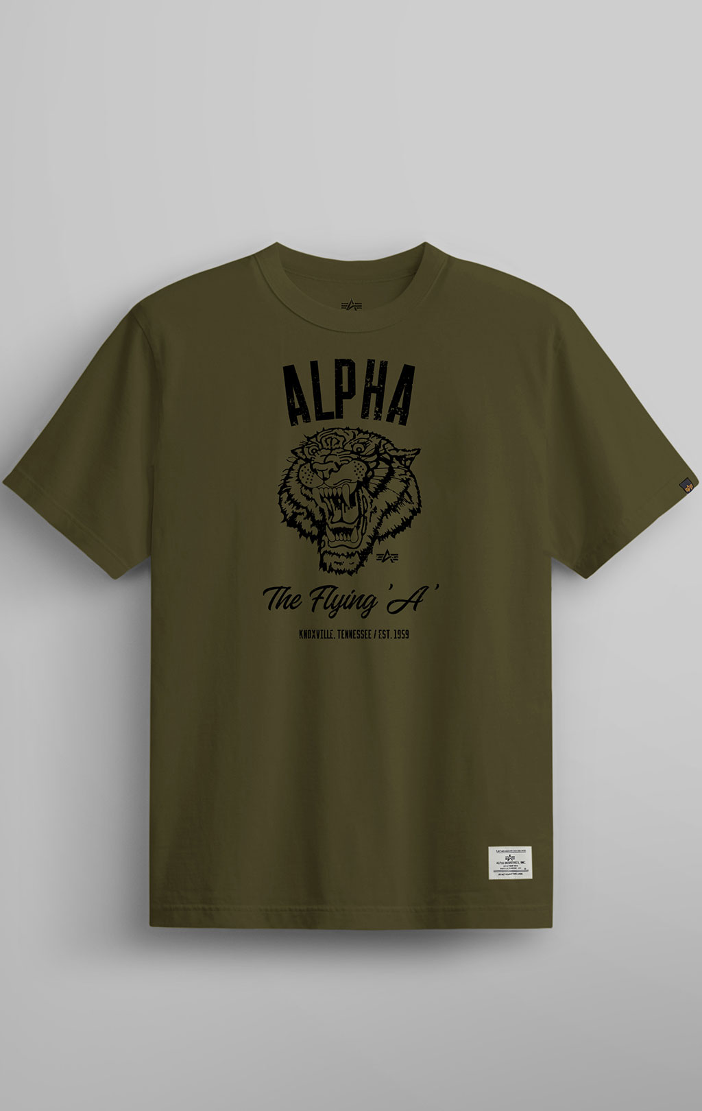 Футболка ALPHA INDUSTRIES ALPHA TIGER TEE SS 24 olive 