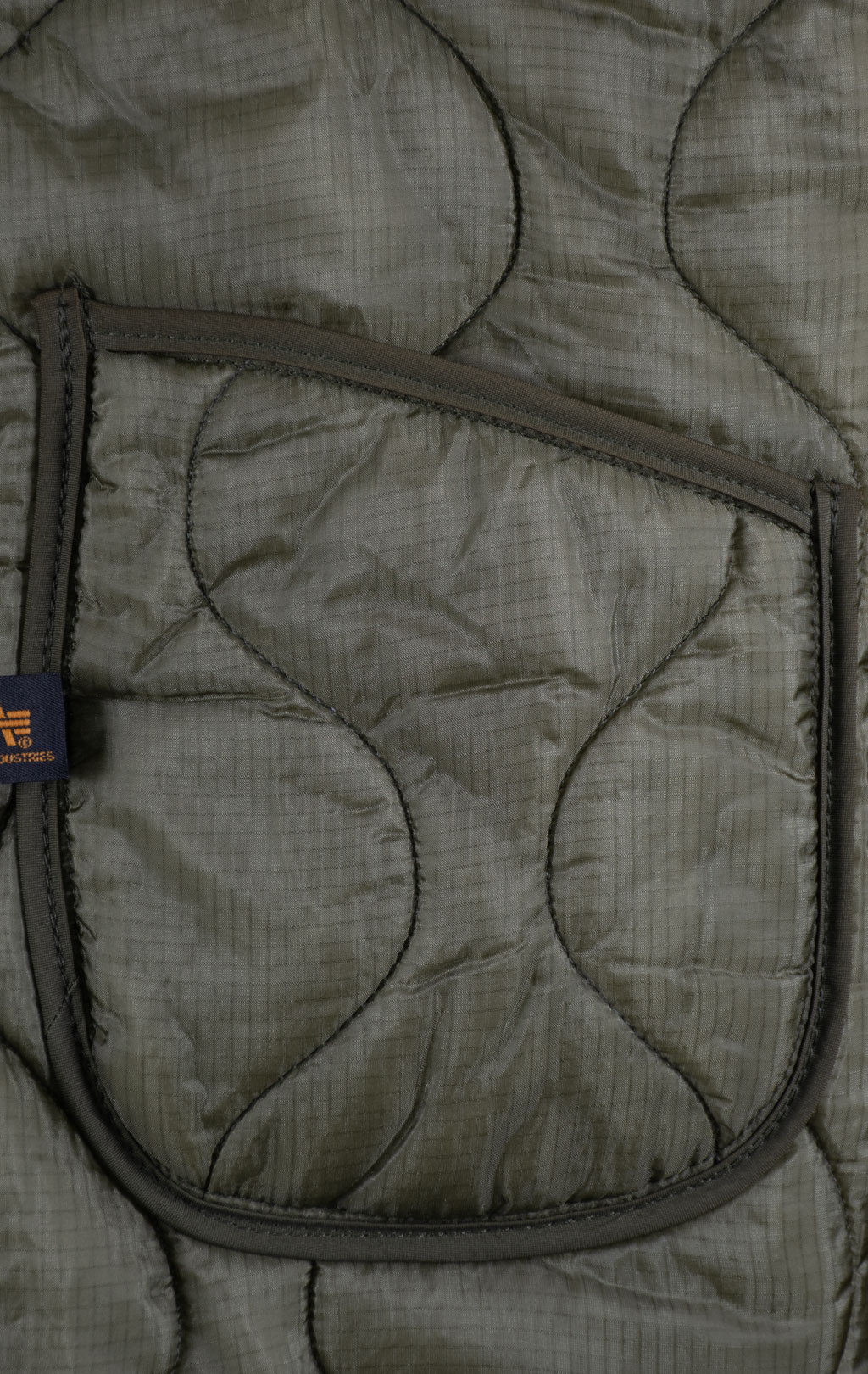 Куртка-подстёжка ALPHA INDUSTRIES M-65 VINTAGE с карманами и манжетами olive drab 