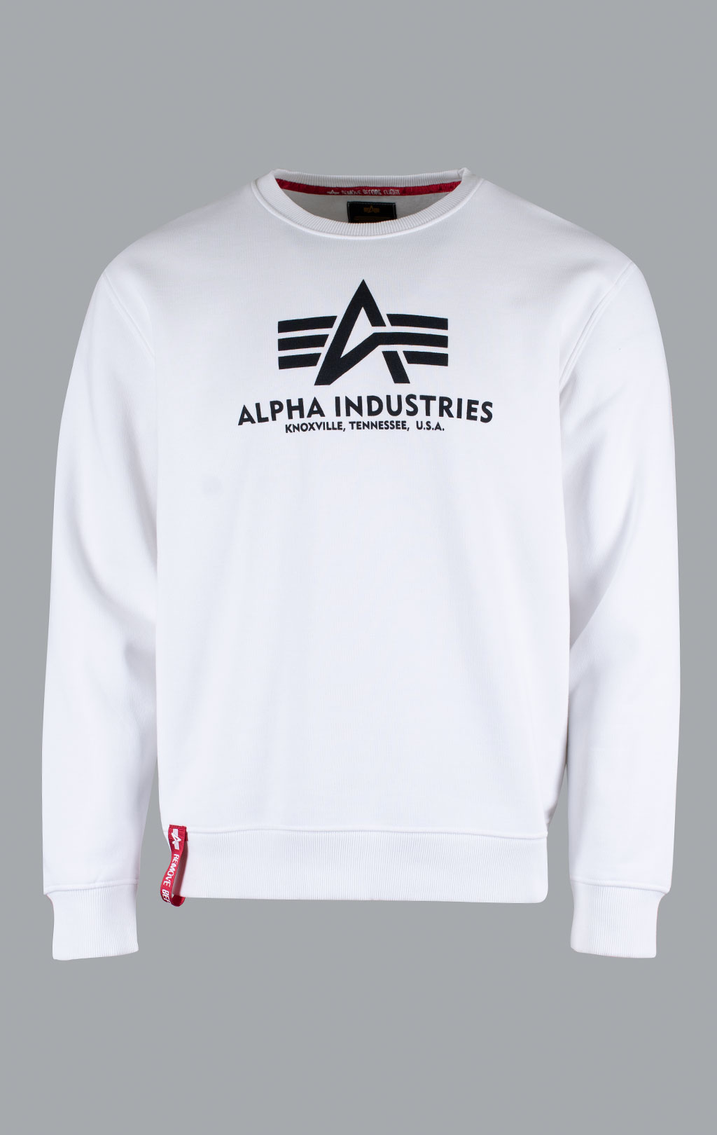 Свитшот ALPHA INDUSTRIES BASIC SWEATER white 