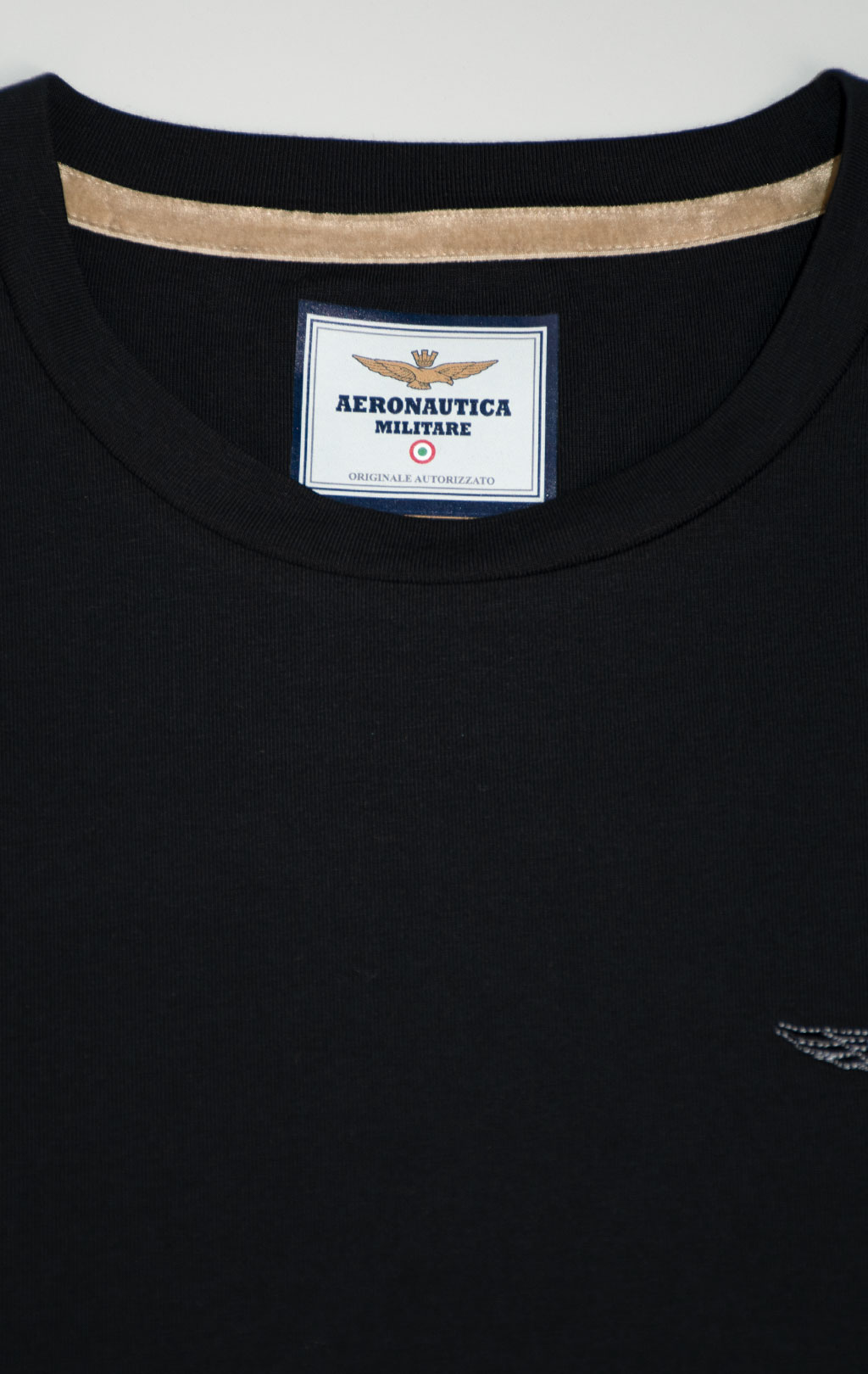 Женская футболка AERONAUTICA MILITARE FW 25/26/TR nero (TS 2461) 