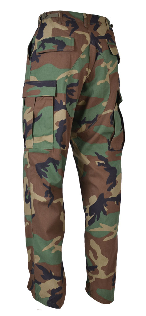 Брюки полевые BDU полиэстр Twill camo woodland 