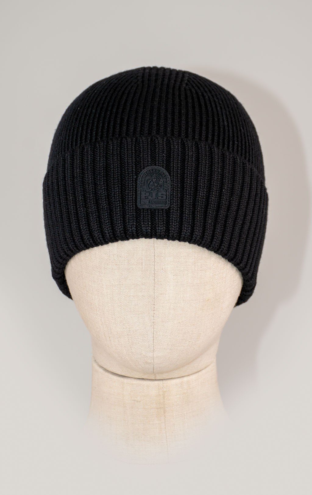 Шапка вязаная PARAJUMPERS PLAIN BEANIE FW 25/26 black 