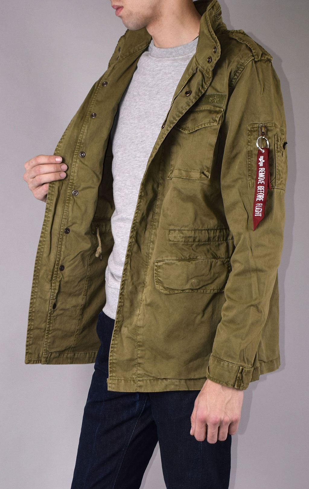 Ветровка ALPHA INDUSTRIES HUNTINGTON M-65 olive 