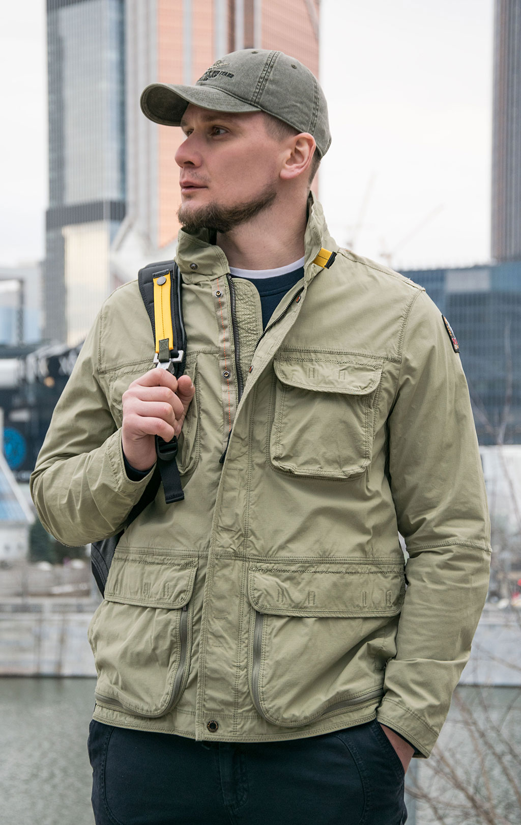 Ветровка PARAJUMPERS DESERT M-65 SS 23 sage 