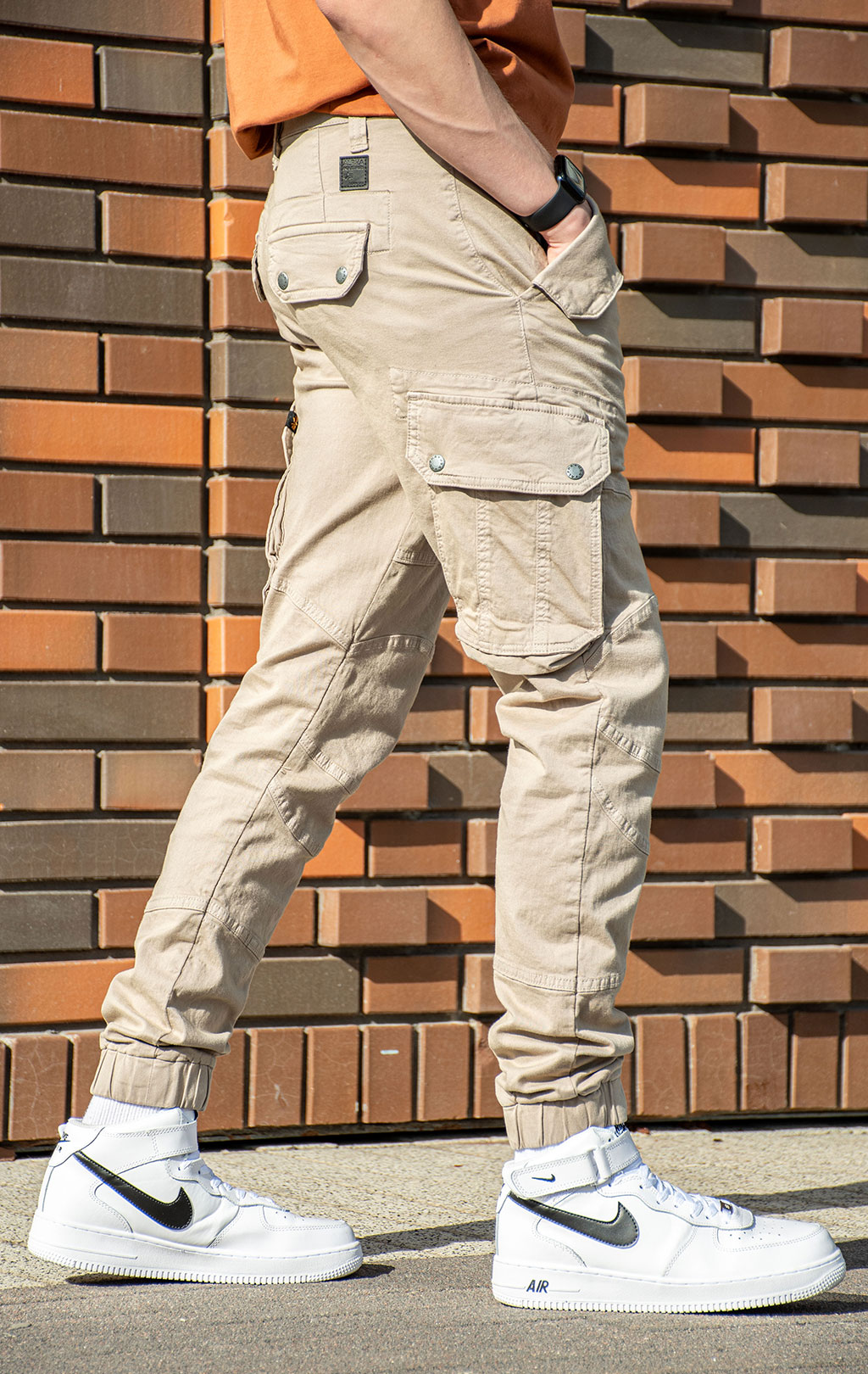 Брюки-карго ALPHA INDUSTRIES COMBAT LW vintage sand 