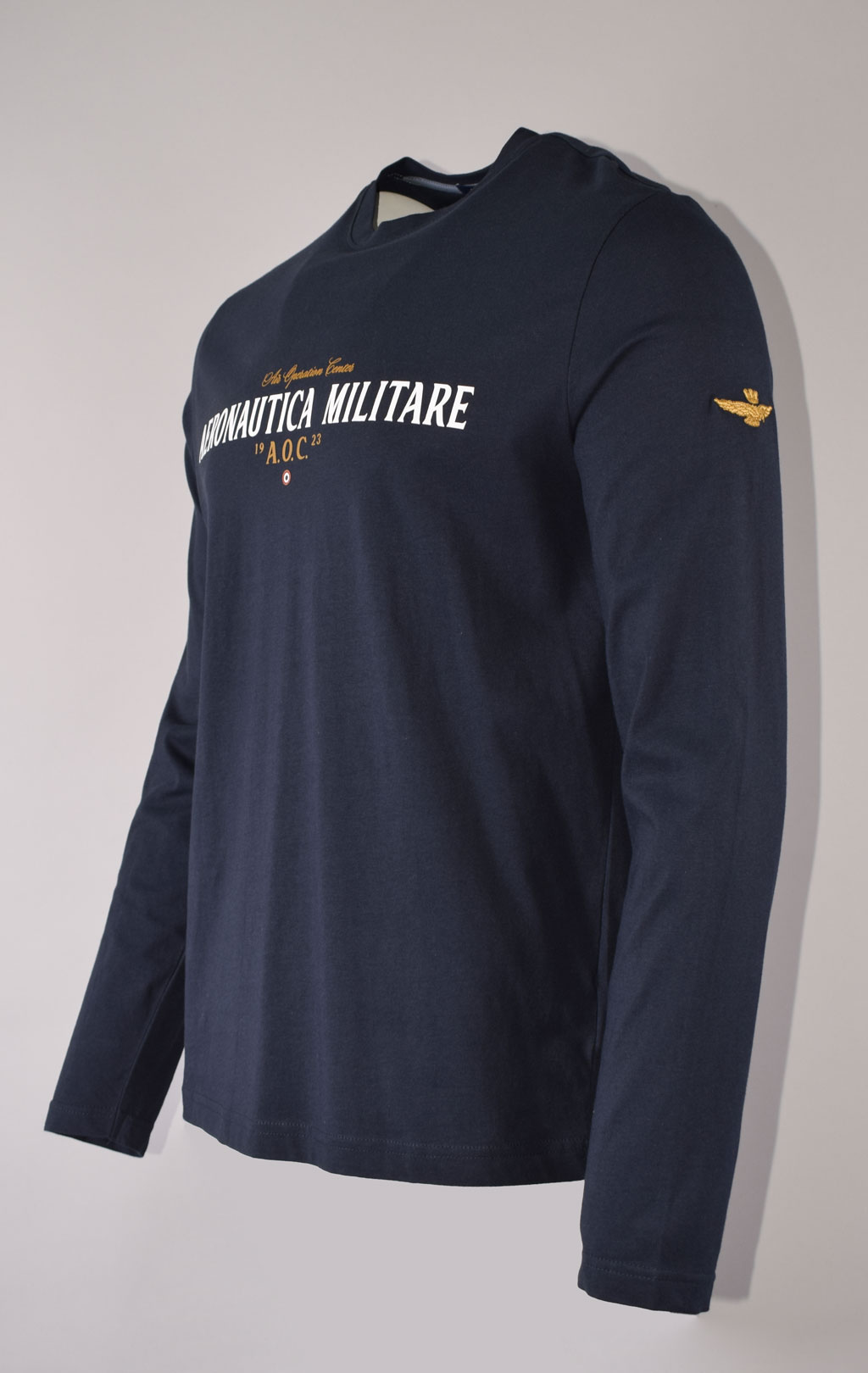 Лонгслив AERONAUTICA MILITARE FW 23/24/BD dark blue (TS 2187)