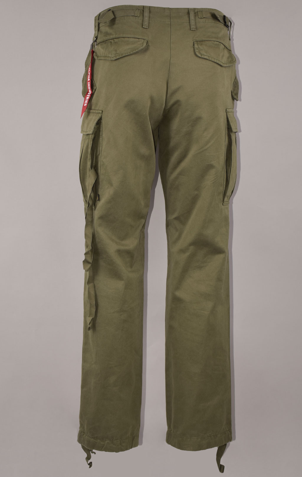 Брюки-карго парашюты ALPHA INDUSTRIES M-65 PANT dark olive 