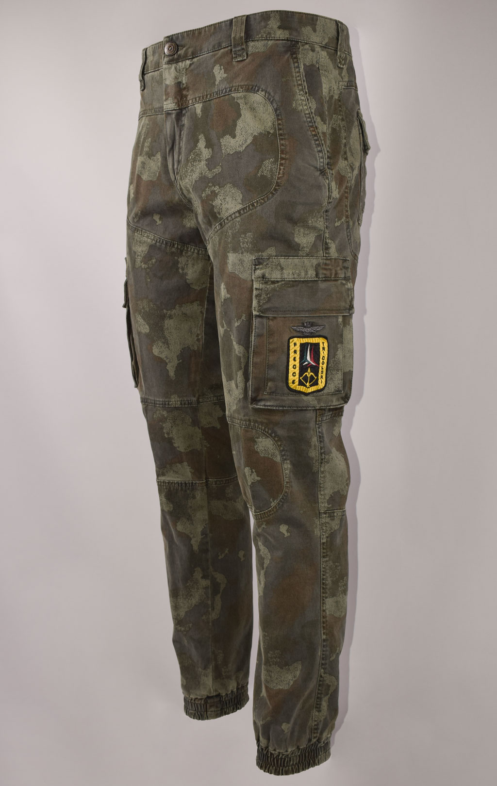 Брюки-карго AERONAUTICA MILITARE плотные FW 22/23/AL camouflage pilot (PA 1510) 