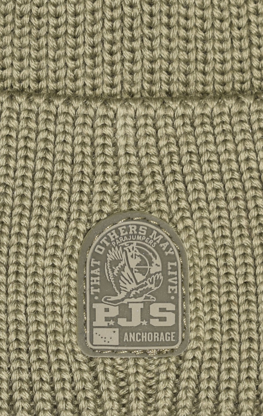 Шапка вязаная PARAJUMPERS PLAIN BEANIE FW 23/24 sage 