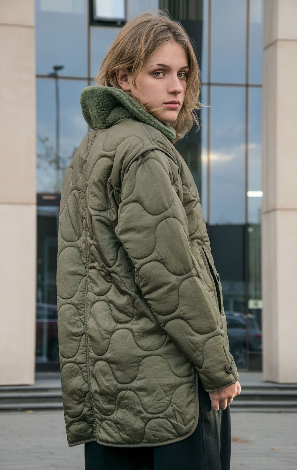 Женская куртка ALPHA INDUSTRIES LINER JACKET FW 23/24 m OG-107 green 