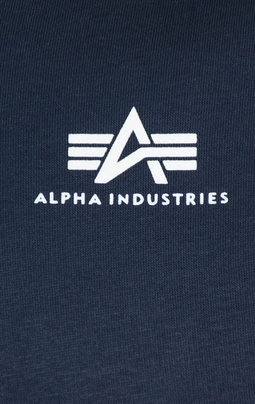 Толстовка ALPHA INDUSTRIES BASIC ZIP HOODY SMALL LOGO rep. blue 