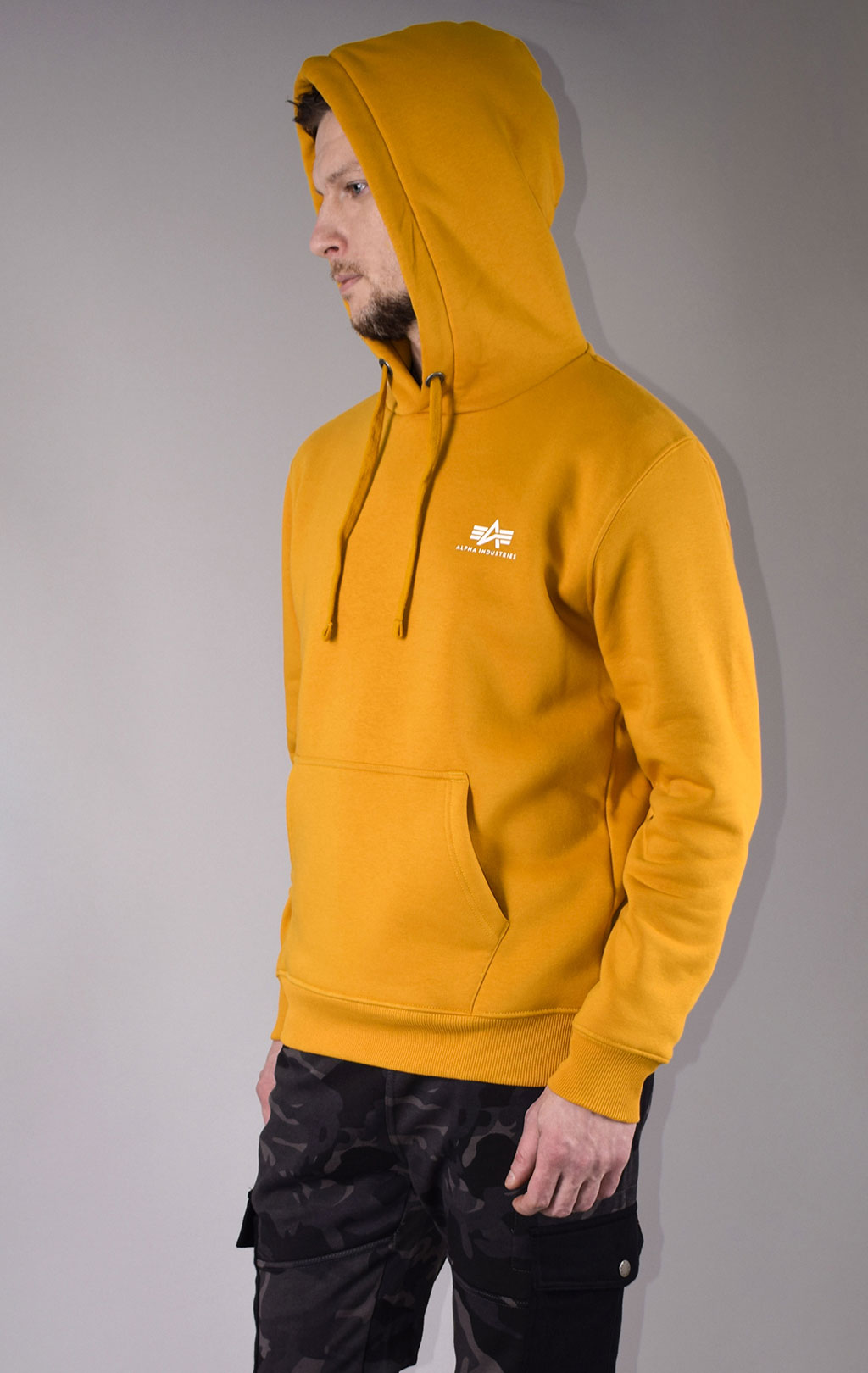 Толстовка ALPHA INDUSTRIES BASIC HOODY SMALL LOGO wheat 