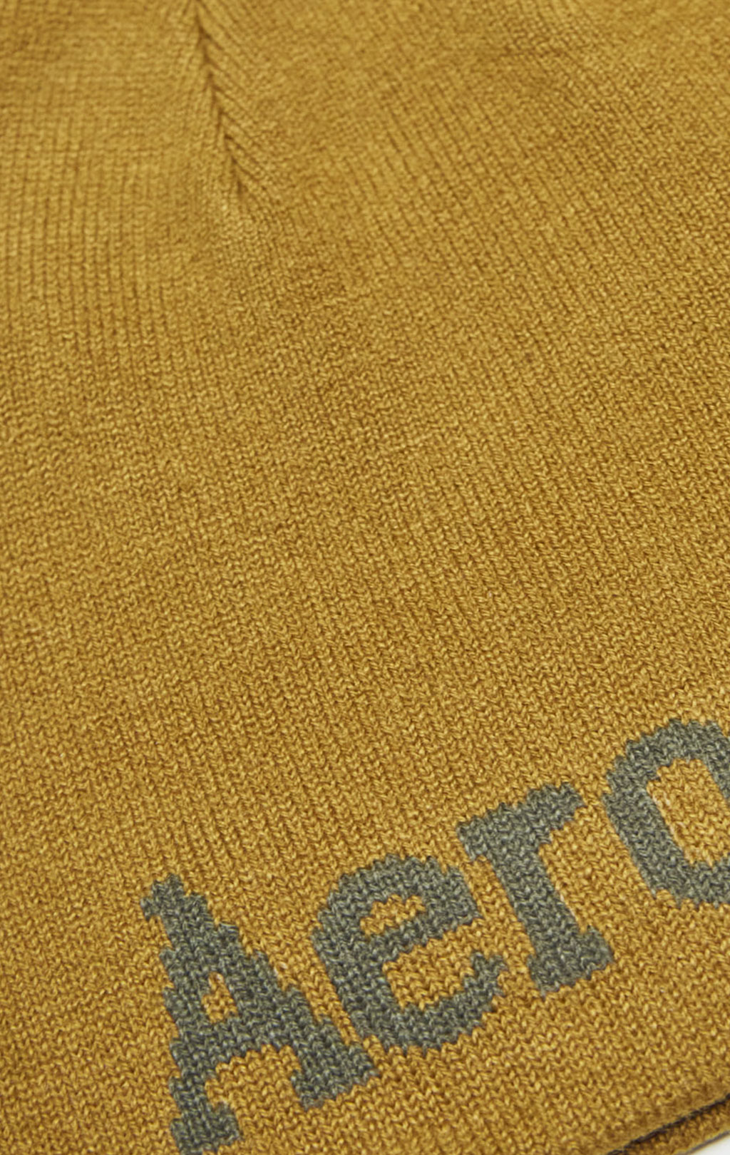 Шапка вязаная AERONAUTICA MILITARE FW 26/27/CN yellow curry (CU 0093) 
