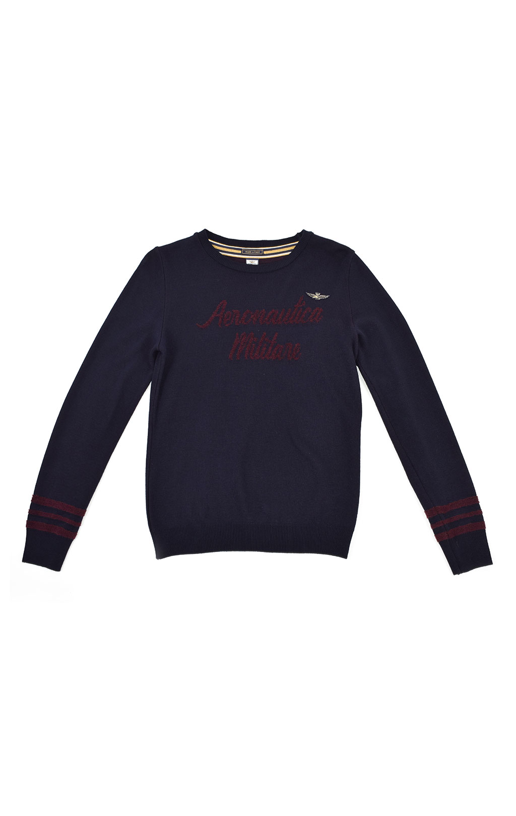 Женский свитер AERONAUTICA MILITARE FW 19/20 blue navy (MA 1221) 