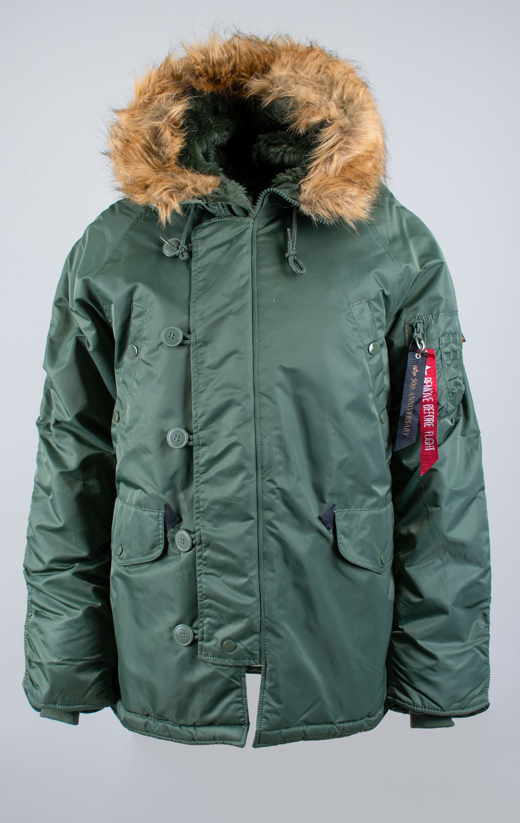 Аляска ALPHA INDUSTRIES CLASSIC N-3B sage green 