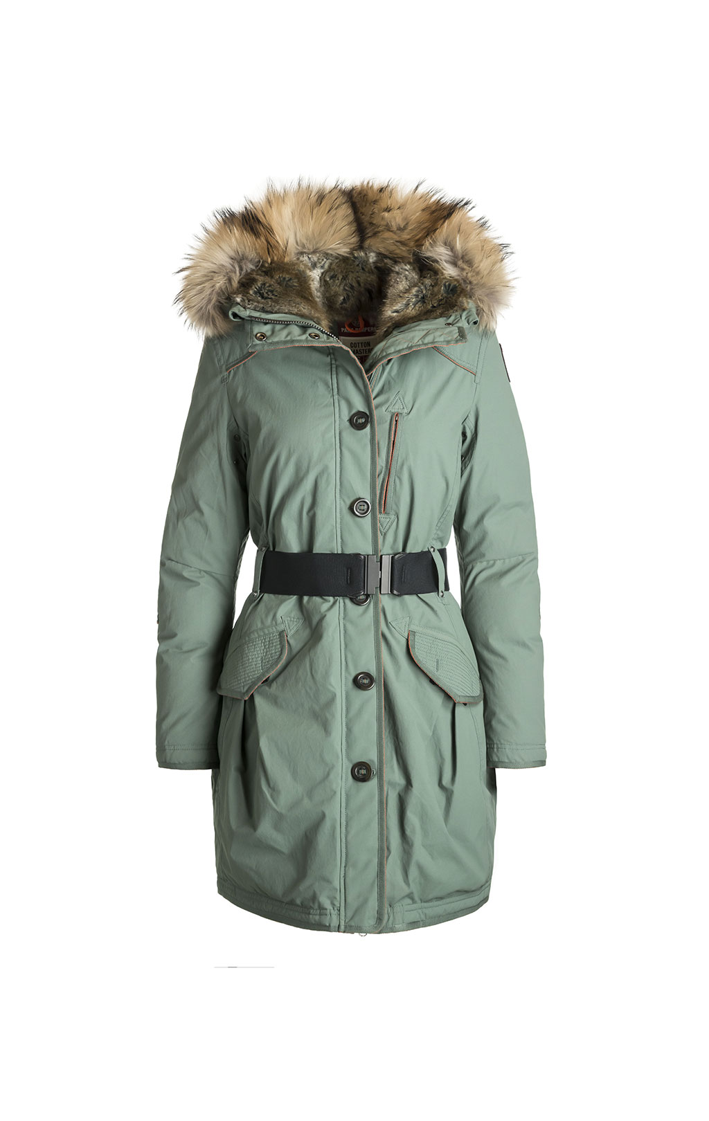 Женское пальто пуховое PARAJUMPERS BORAH green moss 