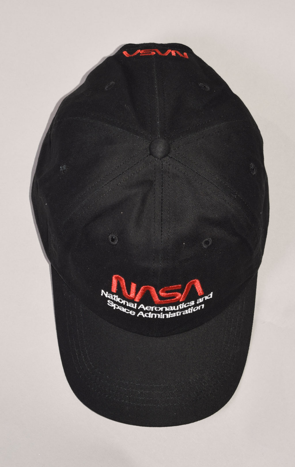 Бейсболка ALPHA INDUSTRIES NASA WORM LOGO CAP SS 23 black 