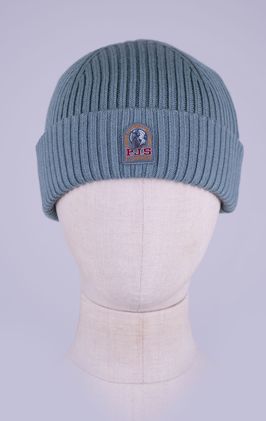 Шапка вязаная PARAJUMPERS MATIO FW 26/27 green blue 